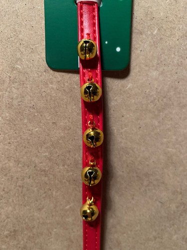 Time For Joy Dog Collar Red Adjusts Neck 8”-12” Xmas B2 - Picture 3 of 8