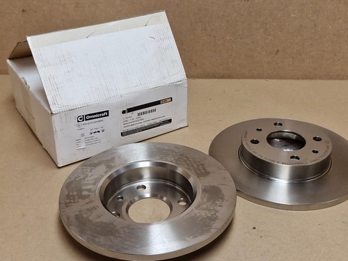Omnicraft Solid 240mm Front Brake Discs For Fiat Punto 1999-2010 2133474 Pair - Picture 15 of 16