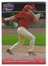2013 Clearwater Threshers (Single A-Philadelphia Phillies) Brock Stassi