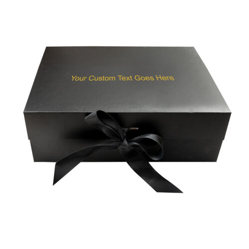 Personalised Gift Box 26x18.5x8.3CM, with Lid, Ribbon and Magnetic, Large Closur - Picture 34 of 54