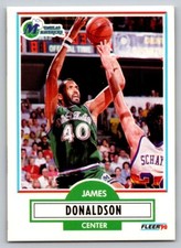 1990-91 Fleer - James Donaldson #41