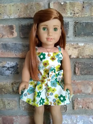 Custom Ooak American Girl Doll Red Hair Green Eyes Freckles Create