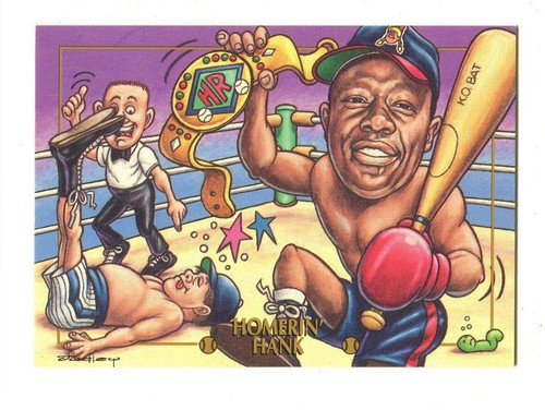 1993 Cardtoons #31 Homerin Hank / Hank Aaron