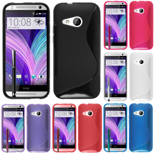 Schutzhülle für HTC One mini 2/ M8 Mini TPU Silikon Flip Case Cover Etui - Bild 1 von 7
