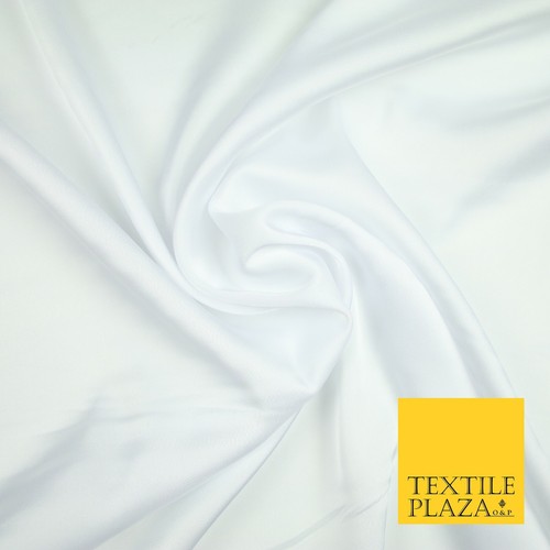 OVER 80 COLOURS Fine Silky Smooth Liquid Sateen Satin Dress Fabric Drape Lining - Picture 13 of 155