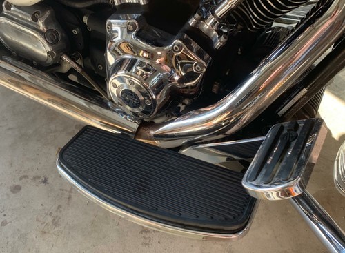 Tableros de piso delanteros de goma insertos de estribo para Harley Road King Classic - Imagen 4 de 10