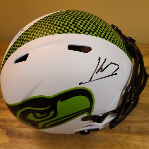 KENNETH WALKER SIGNED SEATTLE SEAHAWKS FULL SIZE HELMET BECKETT COA ROOKIE - Picture 3 of 6