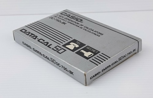 CASIO DC-750A BK DATA-CAL 50 CALCOLATRICE - VINTAGE - NUOVA - Picture 3 of 9