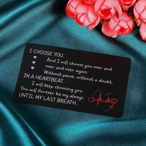 Valentine Day Gifts for Him Her Husband Gifts Wallet Card Insert Men Boyfriend C - Picture 4 of 12