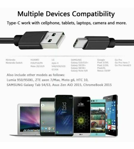 4FT USB Type C Cable Fast Charging Cord For Samsung Galaxy Android Charger Cord - Picture 11 of 11
