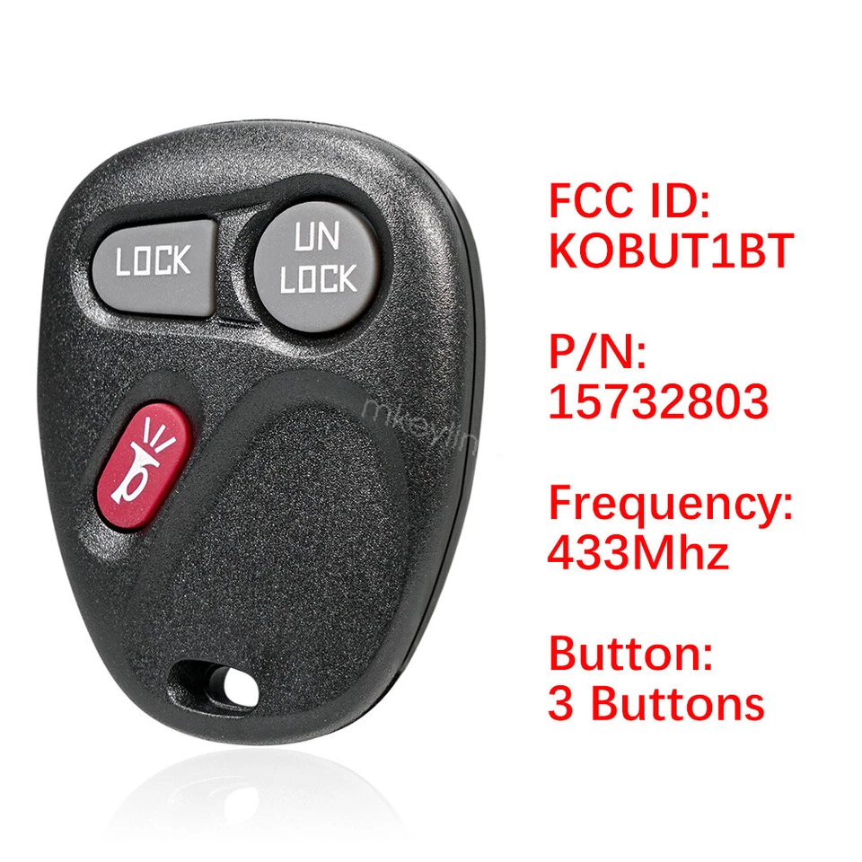 10 piezas para GMC Yukon Chevrolet Tahoe 2000 2001 entrada sin llave coche mando a distancia Foto 2 de 4