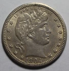 1904-P Barber Quarter — photo from another recent sale