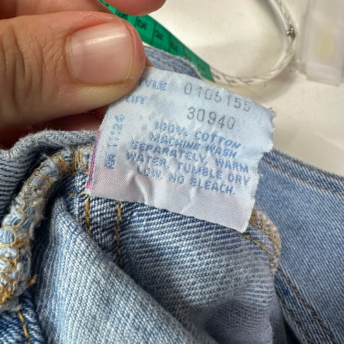 Mono pebero a presión de colección años 80 90 Guess bebé infante 12 meses vaquero desgastado - Imagen 11 de 12