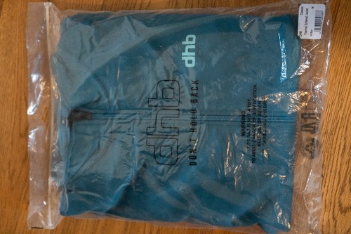 DHB Blok Men's Classic Thermal Softshell Cycling Jacket Ink Blue Medium New - Picture 3 of 4