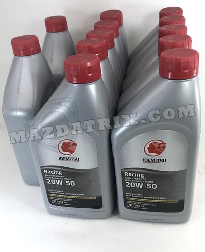 Idemitsu 20W-50 Oil for Rotary Engines - Case of 12 Quarts - Picture 1 of 2