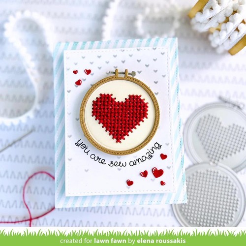 Lawn Fawn, lawn cuts/ Stanzschablone, embroidery hoop - Picture 11 of 14