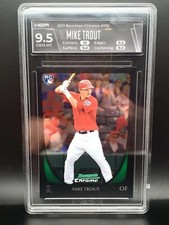 2011 bowman chrome mike trout 175 9.5 GEM MINT RC W/ 10 Corners RC