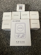 Supvan Thermal Printer T50A with 7 Labels In Boxes (5 Unopened, 2 Opened)