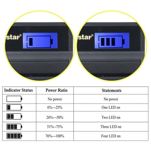 EN-EL19 Battery&Slim LCD Charger for Nikon Coolpix S4400 S5200 S5300 S6400 S6500 - Picture 4 of 14