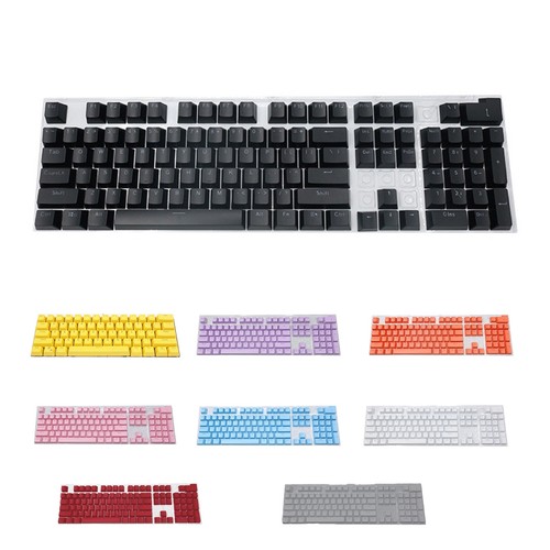104Pcs PBT Backlit Key-Caps Keycaps for Cherry Mechanical Keyboard & 9 Colors - Picture 9 of 12