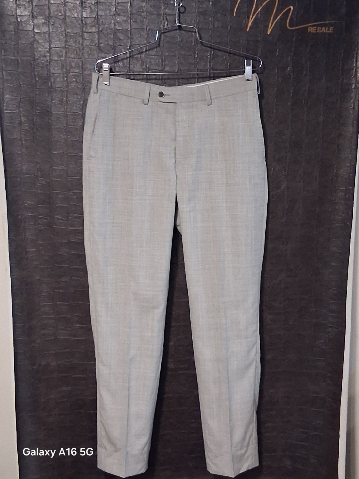 Suit Supply Grey Super 120 Wool Flat Front Dress Pant Size 32waist 32 Inseam