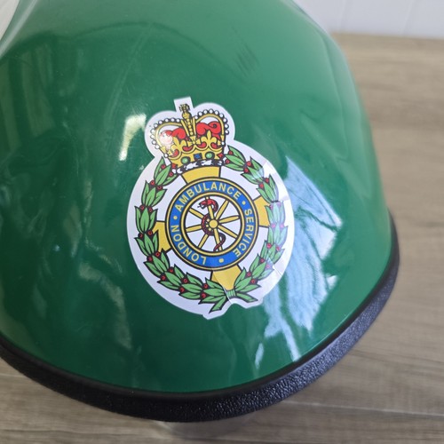 London Ambulance Service Helmet Green With Visor Paramedic - Picture 2 of 7