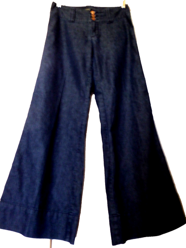DE COLECCIÓN Y2K - *SIETE 7* - PIERNA ANCHA - TIRO MEDIO - RARO 3 BOTONES - TALLA 28 JEANS - Imagen 2 de 8