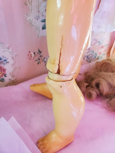 ANTIKE 21" deutsche Biskuit HEINRICH HANDWERCK 109-11 PUPPE WUNDERSCHÖN!! - Bild 16 von 24