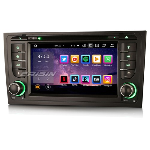 Unidad principal de radio GPS estéreo para automóvil Android 14 DAB+DVD AUDI A6 S6 RS6 allroad CarPlay - Imagen 23 de 24
