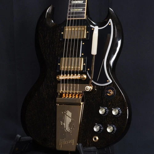 Gibson Custom Shop 1964 SG Standard w/Maestro Vibrola Gloss TV Black Glod 2025