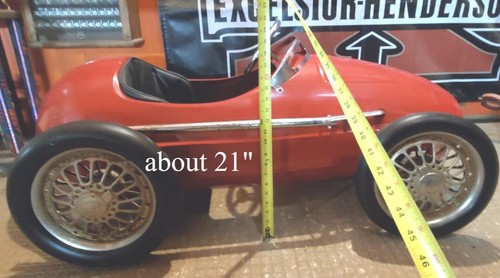 Giordani American Retro Ferrari 500 Pedal Car Grand prix racer F2 Oil Gas Cave! - Bild 8 von 15