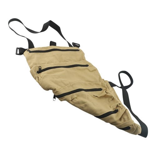 Reliable Canvas Tool Roll Bag with 5 Pocket Hanging Pouch Protect Your Tools - Picture 7 of 12