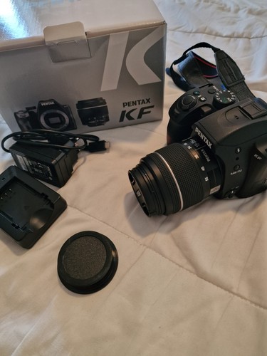 Pentax KF APSC Digital SLR Camera with DA 18-55mm Zoom Lens - Black