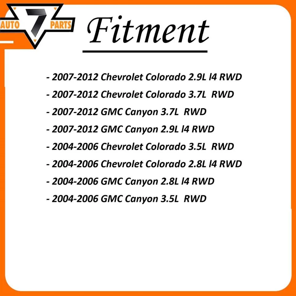 Передние стойки KYB с пружинными задними амортизаторами для 2004 2005 GMC Canyon - Изображение 2 из 4