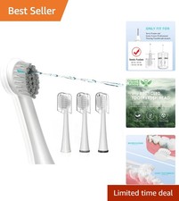 Replacement Brush Heads for Waterpik Sonic Fusion 2.0-Flossing Toothbrush Hea...
