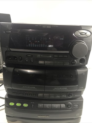 Kenwood XD-500 Mini Hi-Fi Component System AM-FM/CD/Cassette Deck Player 1998 - Picture 5 of 24