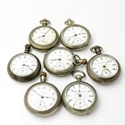 Antique Elgin Pocket Watches Seconds Sub-Dial 7-15j 45-55mm Lot of 7 #Wb2621-3</div>Opens in a new window or tabPre-Owned