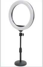LED ring light, USB connection, 5-step dimming, no box or manual