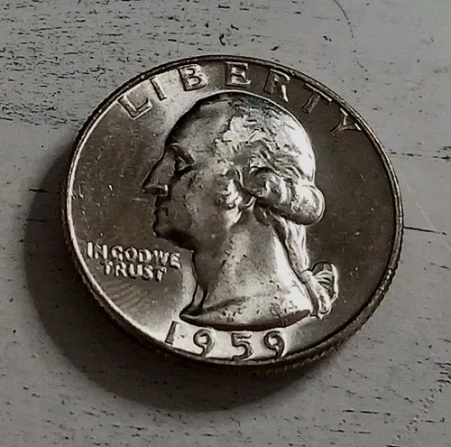 1959-P BU 90% Silver Washington Quarter #2