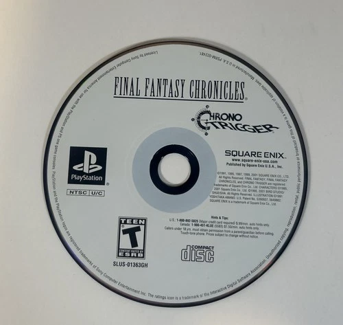 Final Fantasy Chronicles PS1 Disc Only Chrono Trigger Tested
