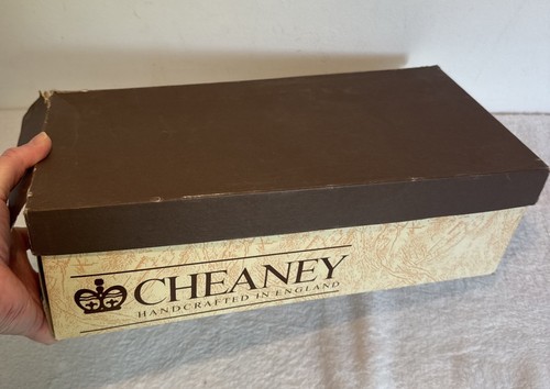 Joseph Cheaney Ivywood Brown Oxford Brogues Size UK 7.5 Vintage In Original Box - Picture 21 of 21