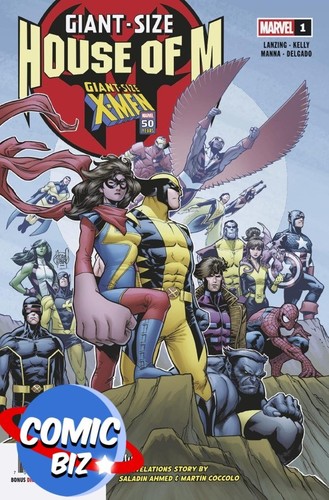 RIESENGRÖSSE HOUSE OF M #1 (2025) ERSTDRUCK HAUPTCOVER MARVEL