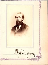 Augustine Duganne,  Autographed Photo, 1867 N.Y. Constitution Convention, #PH106