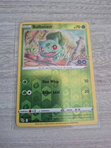 Pokemon Go Bulbasaur Reverse Holo