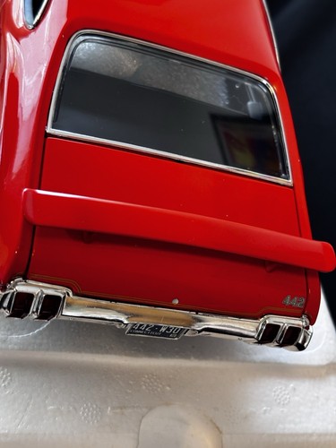 1970 Oldsmobile 442 W30 DANBURY MINT Diecast 1:18 NIB Red Hardtop by ACME - Picture 15 of 15