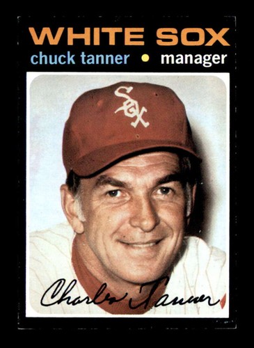 1971 Topps #661 Chuck Tanner MG SP EX X3526448