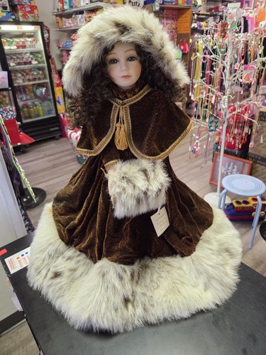 Porzellanpuppe "Natasha" von Lady Anne, 22 Zoll, LE #33/250. jahr 1990