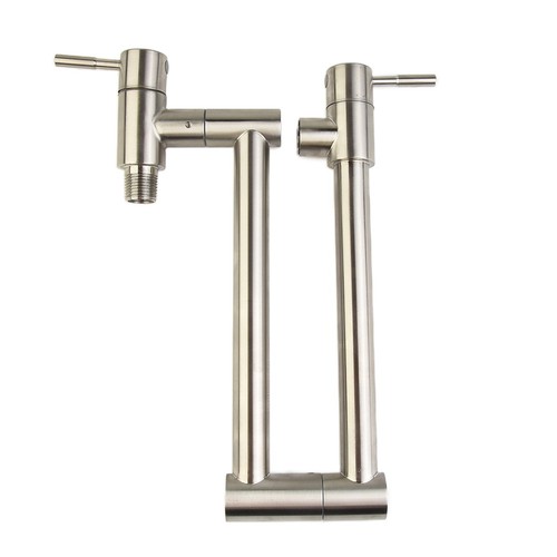 Practical Foldable Kitchen Faucet for Wall Mount with Brass Construction - Picture 16 of 24