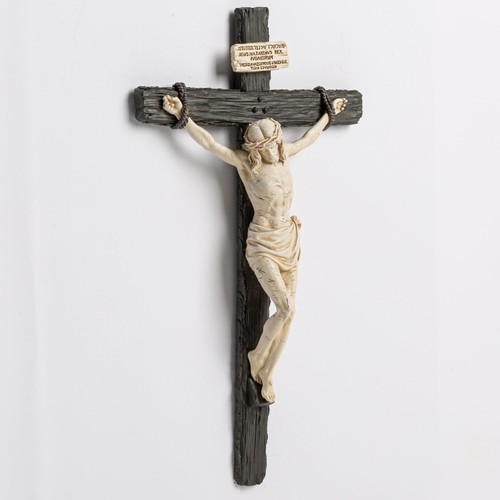 10" H Katholisches Realistisches Kruzifix für Wand, Realistisches Jesus Chirst Kreuz für C... - Bild 3 von 8