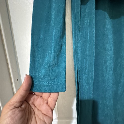 Conjunto de 2 piezas de camiseta corta y falda midi de jersey verde azulado Sincerely Jules. Talla L. ¡Nuevo con etiquetas! - Imagen 5 de 16